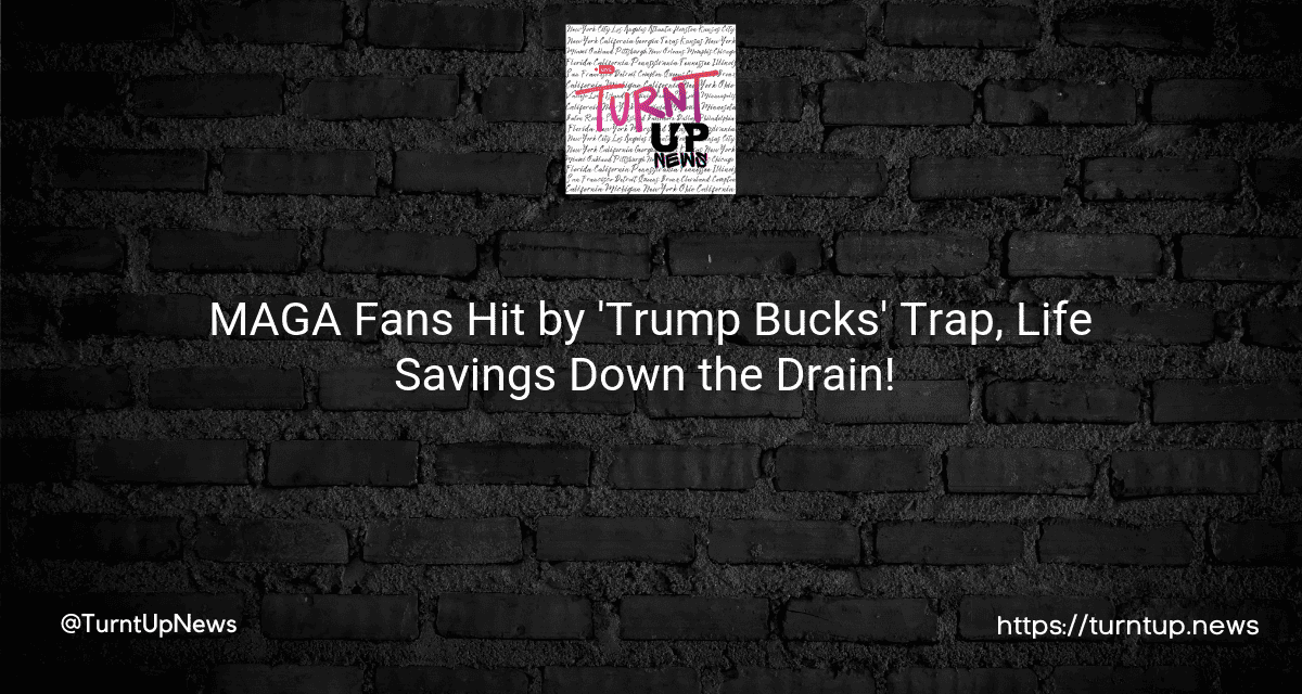🚨💰 MAGA Fans Hit by ‘Trump Bucks’ Trap, Life Savings Down the Drain! 💔🕳️