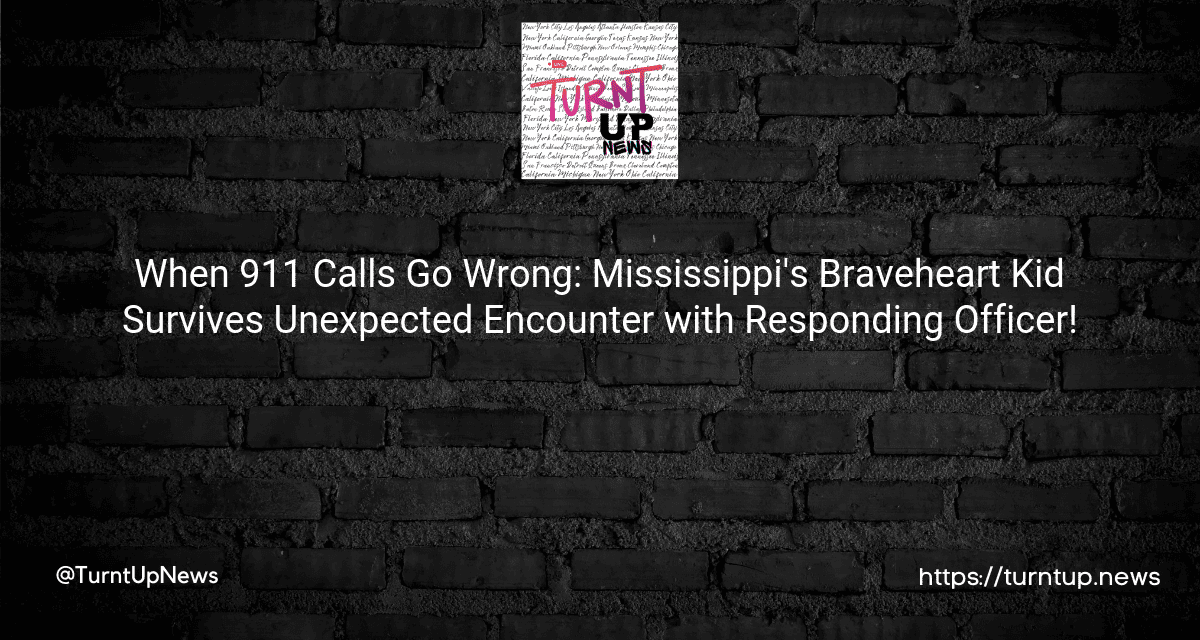 🚑💥 When 911 Calls Go Wrong: Mississippi’s Braveheart Kid Survives Unexpected Encounter with Responding Officer! 😱