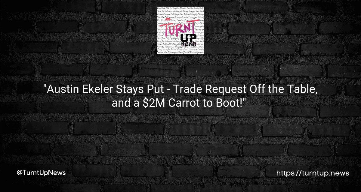🏈💰 “Austin Ekeler Stays Put – Trade Request Off the Table, and a $2M Carrot to Boot!” 🏈💰