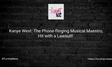 📸🤳 Kanye West: The Phone-flinging Musical Maestro, Hit with a Lawsuit! 🚗💥