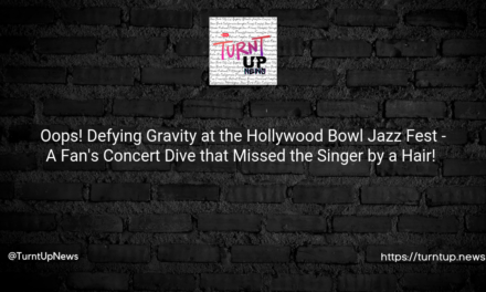 🎷🤘 Oops! Defying Gravity at the Hollywood Bowl Jazz Fest – A Fan’s Concert Dive that Missed the Singer by a Hair! 💇‍♀️🎤