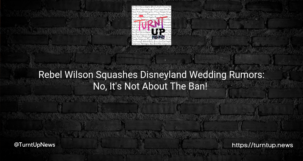 🎠💍 Rebel Wilson Squashes Disneyland Wedding Rumors: No, It’s Not About The Ban! 💔🚫