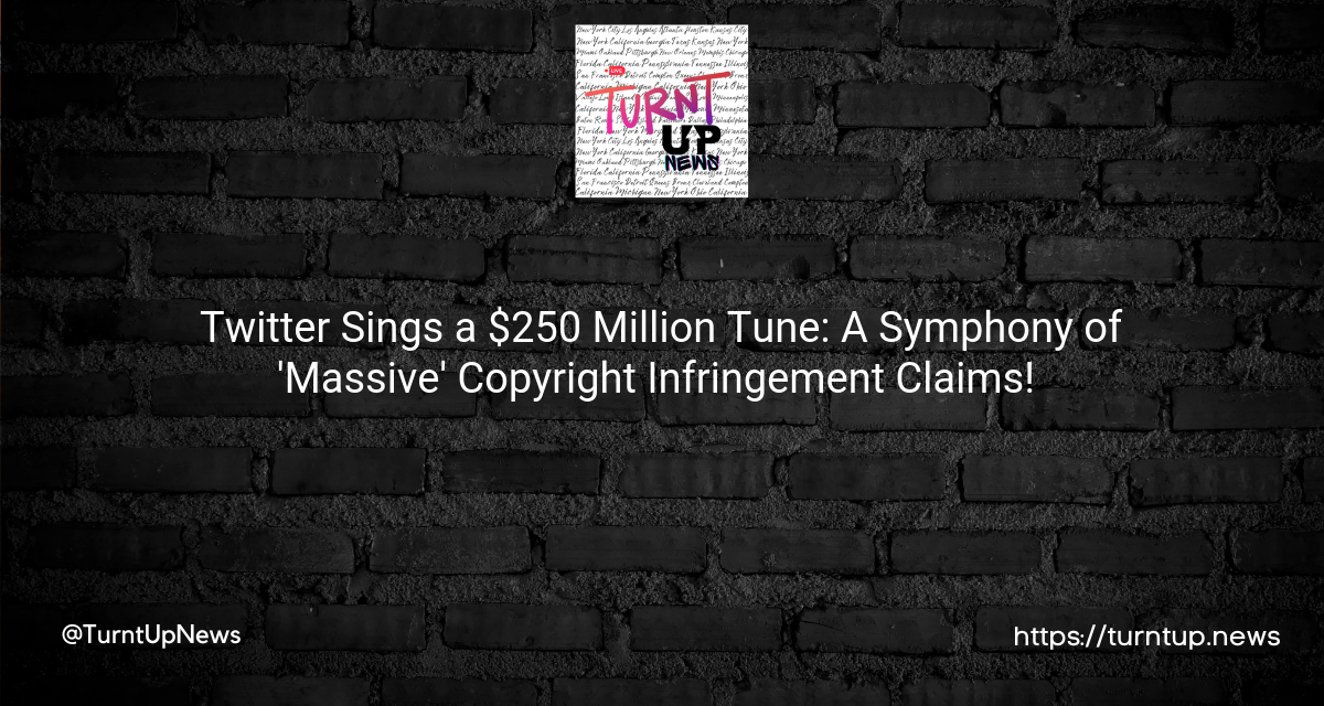 💰🎵🐦 Twitter Sings a $250 Million Tune: A Symphony of ‘Massive’ Copyright Infringement Claims! 🎶💸