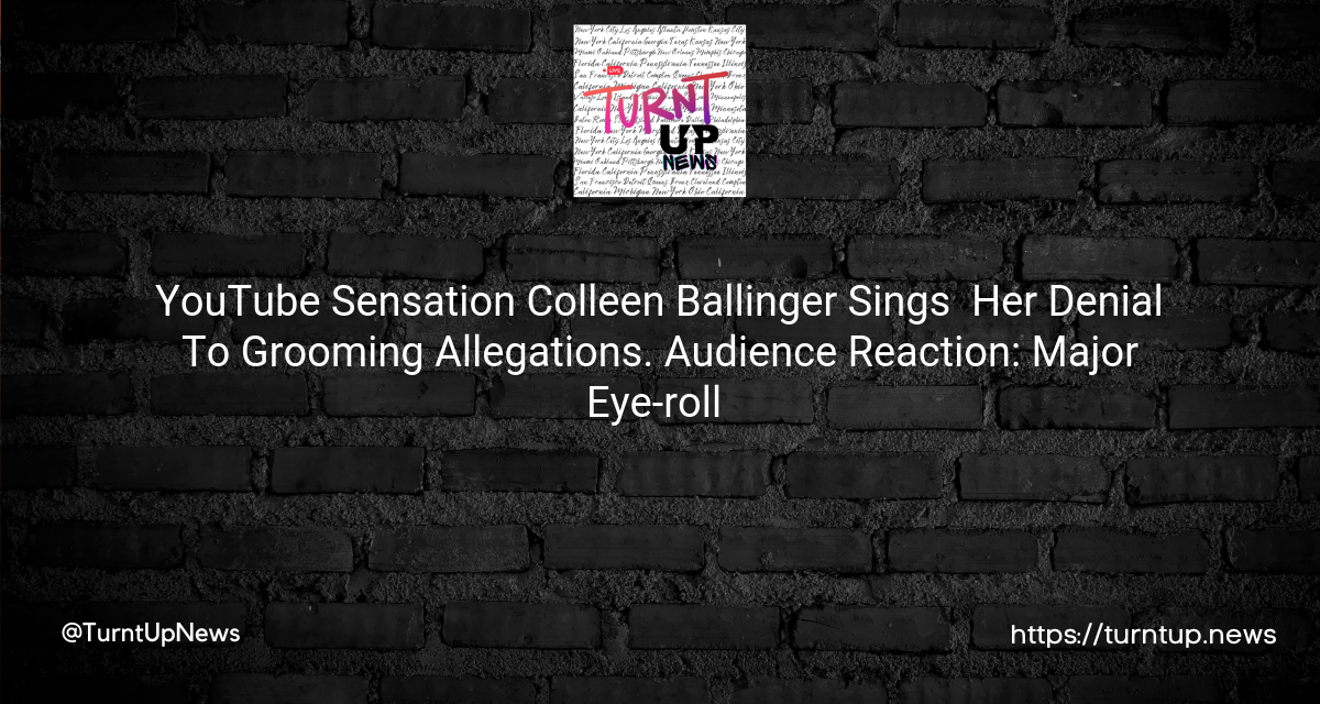 🎤🎭 YouTube Sensation Colleen Ballinger Sings 🎵 Her Denial To Grooming Allegations. Audience Reaction: Major Eye-roll 🙄🙄