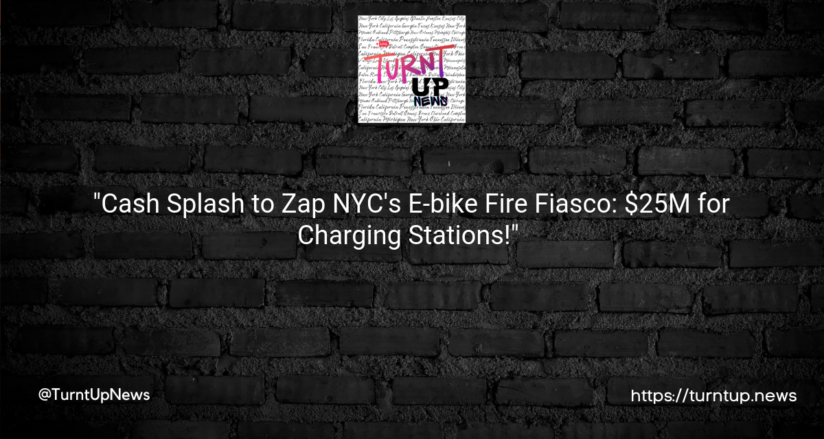 💸🚴‍♀️ “Cash Splash to Zap NYC’s E-bike Fire Fiasco: $25M for Charging Stations!” 🔋🔥