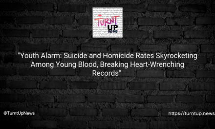 💔💥 “Youth Alarm: Suicide and Homicide Rates Skyrocketing Among Young Blood, Breaking Heart-Wrenching Records” ⏰💔