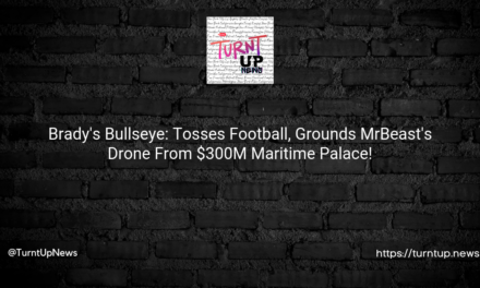 🏈Brady’s Bullseye: Tosses Football, Grounds MrBeast’s Drone From $300M Maritime Palace!⛴️