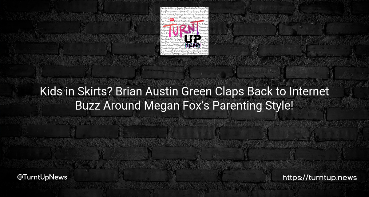 💥Kids in Skirts? Brian Austin Green Claps Back to Internet Buzz Around Megan Fox’s Parenting Style!💥