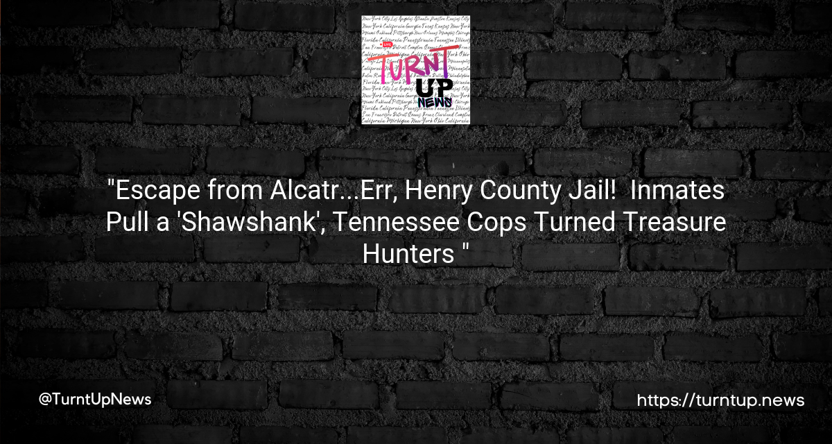 “Escape from Alcatr…Err, Henry County Jail! 🏃‍♂️🚔 Inmates Pull a ‘Shawshank’, Tennessee Cops Turned Treasure Hunters 🔍”