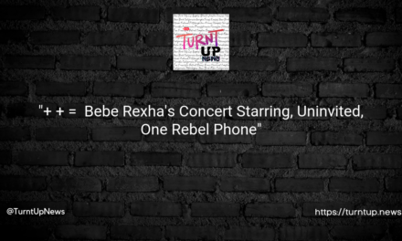 “📱+ 💥+ 🎤= 👩‍🎤 Bebe Rexha’s Concert Starring, Uninvited, One Rebel Phone”