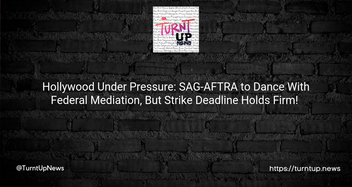 🎬🕚 Hollywood Under Pressure: SAG-AFTRA to Dance With Federal Mediation, But Strike Deadline Holds Firm! 📅⏳