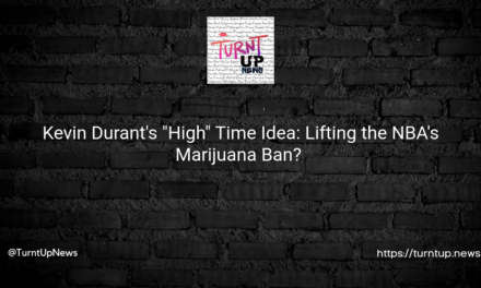 🏀 Kevin Durant’s “High” Time Idea: Lifting the NBA’s Marijuana Ban? 🍃