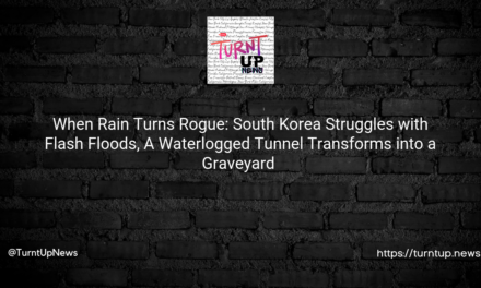 ⛈️ When Rain Turns Rogue: South Korea Struggles with Flash Floods, A Waterlogged Tunnel Transforms into a Graveyard 🚗💔