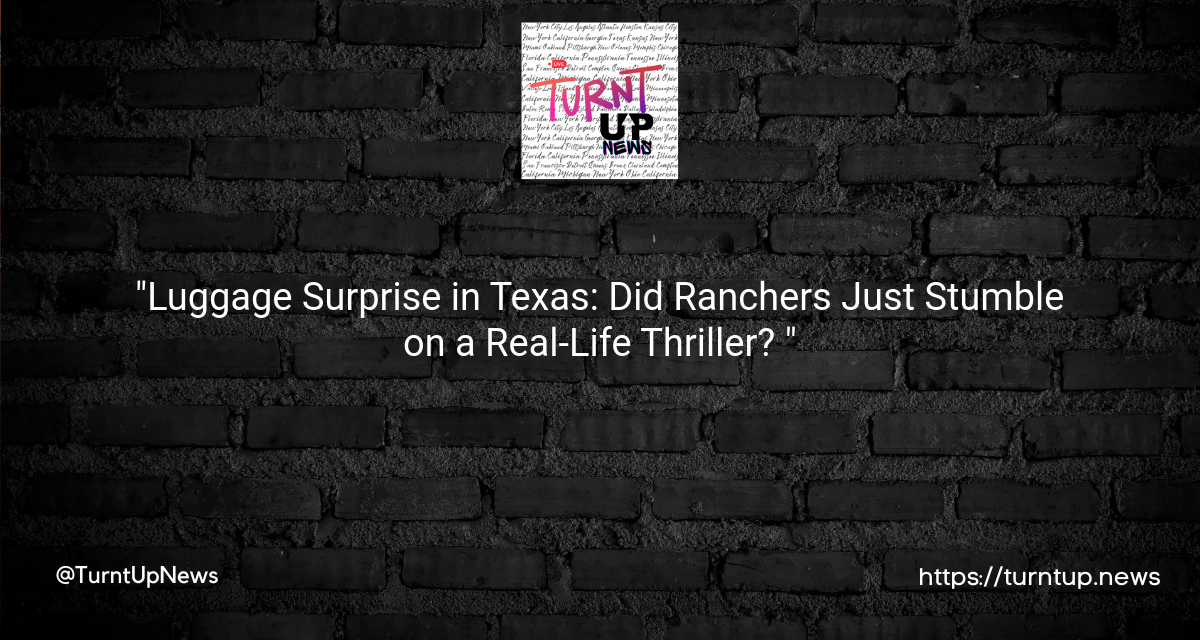 “Luggage Surprise in Texas: Did Ranchers Just Stumble on a Real-Life Thriller? 💼🦴🤠”