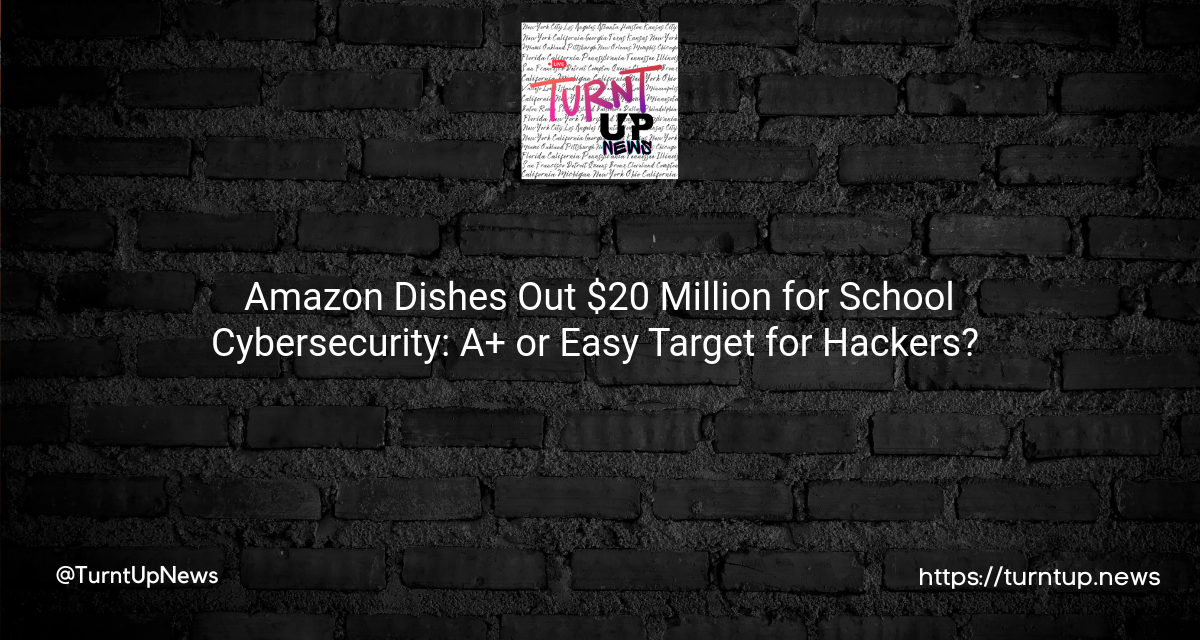💻 Amazon Dishes Out $20 Million for School Cybersecurity: A+ or Easy Target for Hackers? 🎯
