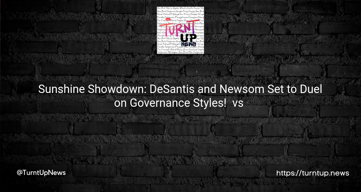 🔥 Sunshine Showdown: DeSantis and Newsom Set to Duel on Governance Styles! 🌴 vs 🌉