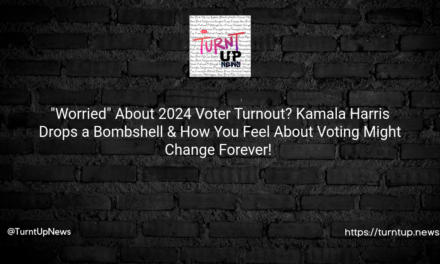 🚨 “Worried” About 2024 Voter Turnout? Kamala Harris Drops a Bombshell & How You Feel About Voting Might Change Forever! 🚨