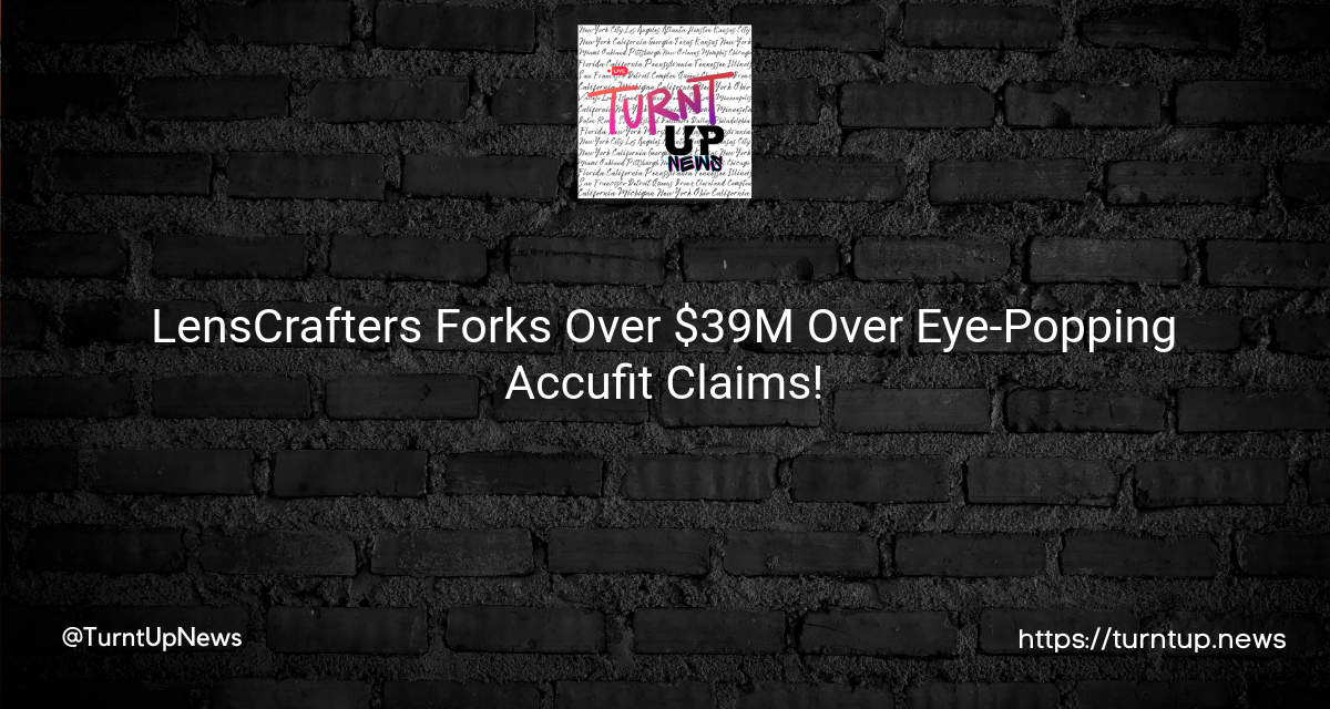 🤓LensCrafters Forks Over $39M Over Eye-Popping Accufit Claims!👀