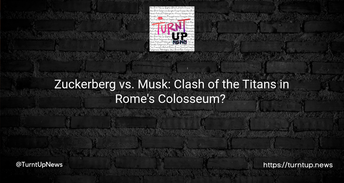 Zuckerberg vs. Musk: Clash of the Titans in Rome’s Colosseum? 🥊😲
